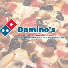 Domino S Pizza 4525 Milwaukee Ave Ste 400 Lubbock Tx Usa