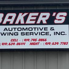 Baker's Automotive, 280 Medical Dr, Angier, NC 27501