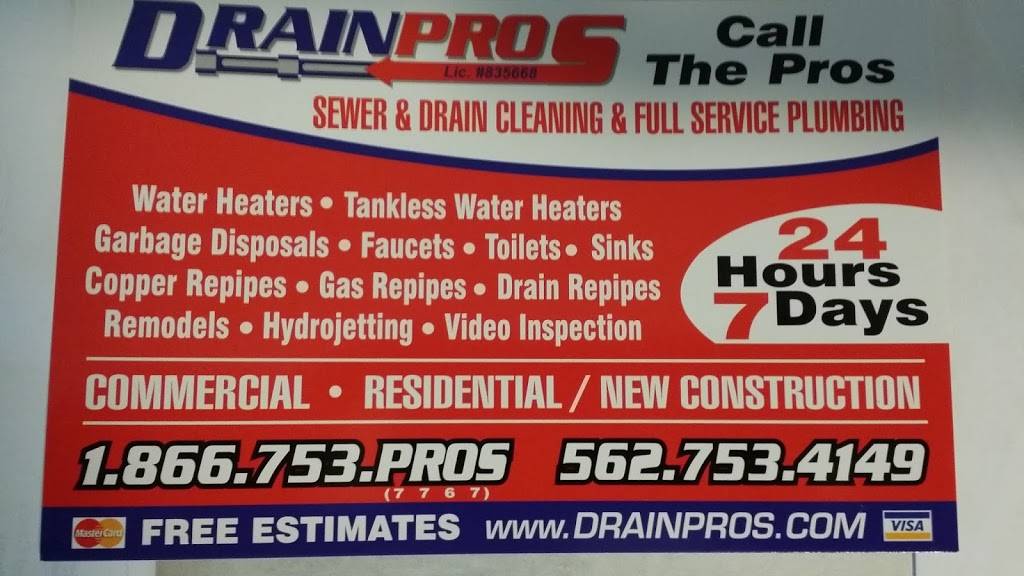 drainpros | 5200 Clark Ave #1204, Lakewood, CA 90714, USA | Phone: (562) 753-4149