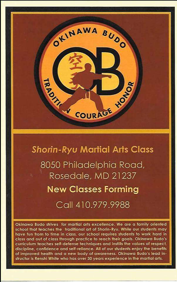 Okinawa Budo Martial Arts Studio | 8050 Philadelphia Rd, Rosedale, MD 21237 | Phone: (443) 805-7485