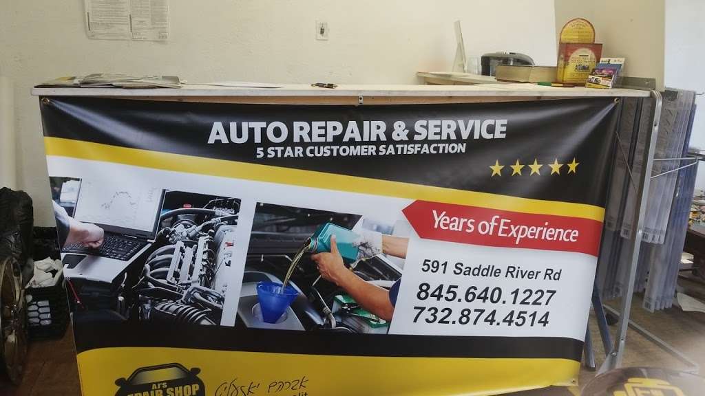 AJs Repair Shop | 591 Saddle River Rd, Airmont, NY 10952, USA | Phone: (845) 640-1227