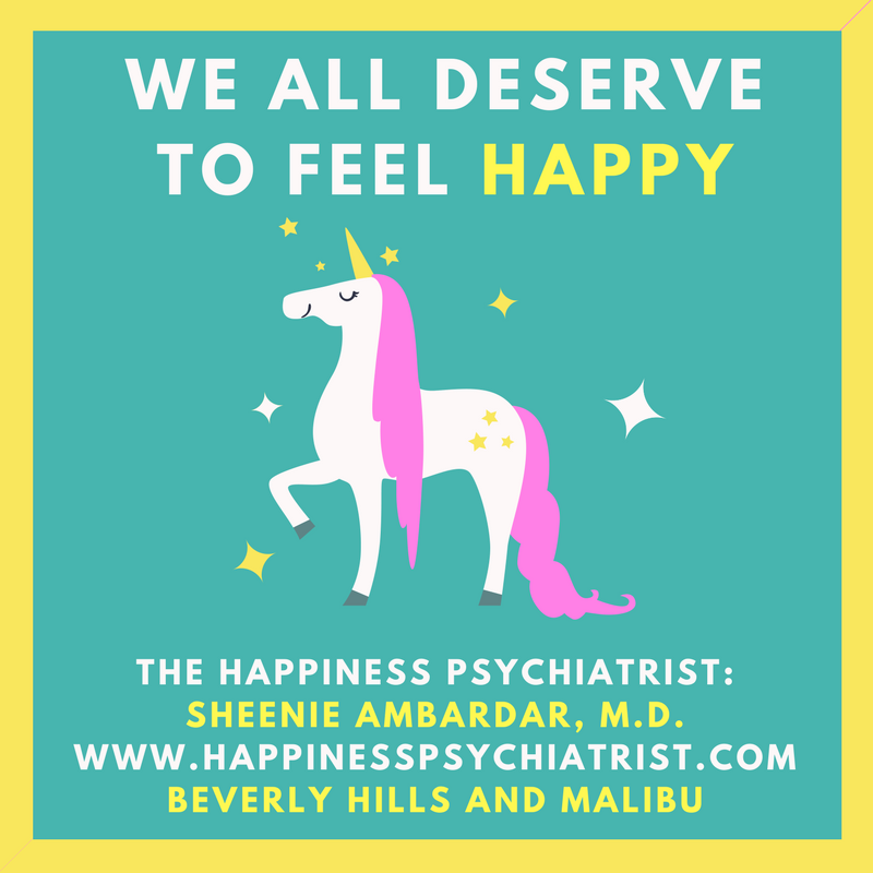The Happiness Psychiatrist: Sheenie Ambardar, M.D. | 21225 Pacific Coast Hwy d, Malibu, CA 90265 | Phone: (424) 666-8058