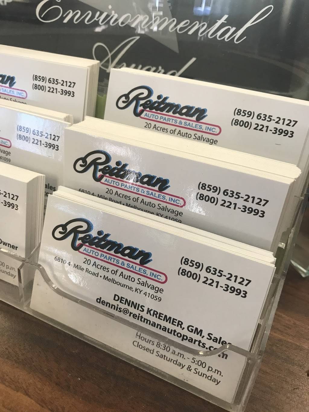 Reitman Auto Parts & Sales Inc. | 6810 4 Mile Rd, Melbourne, KY 41059 | Phone: (859) 635-2127