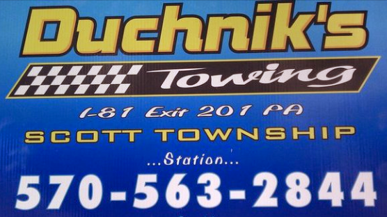 Duchniks Service Center & Towing | 204 Montdale Rd, Dalton, PA 18414, USA | Phone: (570) 563-2844