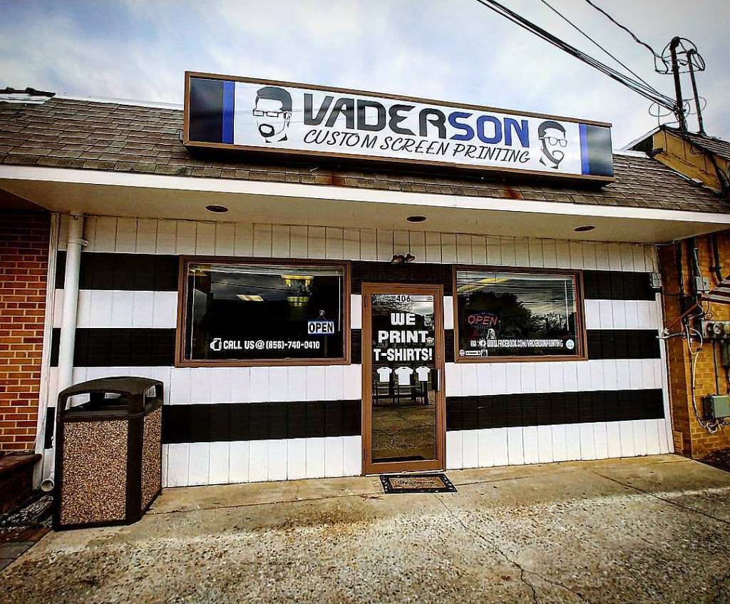 Vaderson Custom Screen Printing LLC | 406 N Main St, Williamstown, NJ 08094, USA | Phone: (856) 740-0410