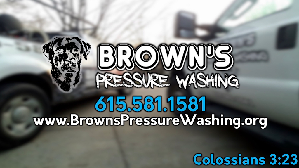 Browns Pressure Washing and Roof Cleaning | 210 N Main St Suite 104, Goodlettsville, TN 37072, USA | Phone: (615) 581-1581