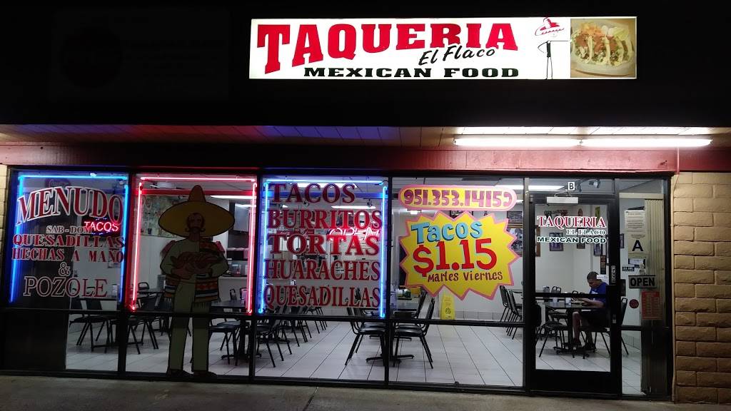 Taqueria El Flaco | 4080 Tyler St, Riverside, CA 92503, USA | Phone: (951) 353-1415