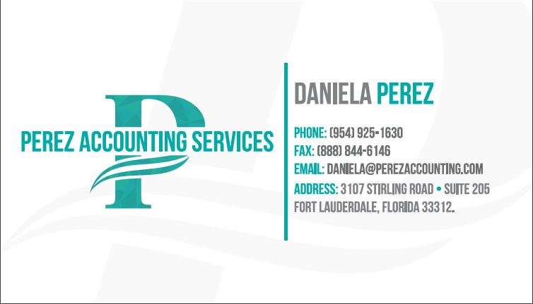 Perez Accounting Services | 3107 Stirling Rd Suite 205, Fort Lauderdale, FL 33312, USA | Phone: (954) 925-1630