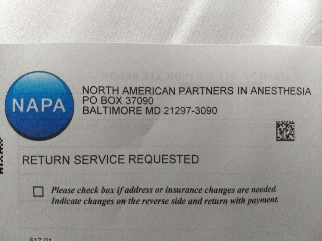 North American Partners in Anesthesia | 11781 Lee Jackson Memorial Hwy #550, Fairfax, VA 22033, USA | Phone: (703) 295-9360