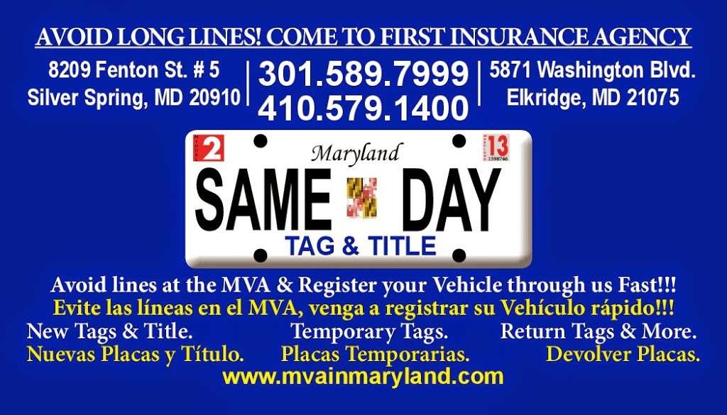 Truckers Insurance & Tag Title Service | 5871 Washington Blvd, Elkridge, MD 21075 | Phone: (410) 579-1200