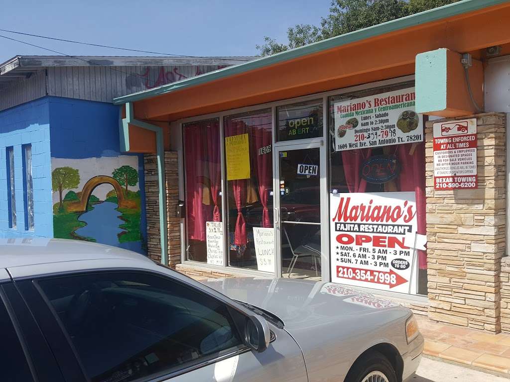 Marianos Restaurant | 1609 West Ave, San Antonio, TX 78201, USA | Phone: (210) 354-7998