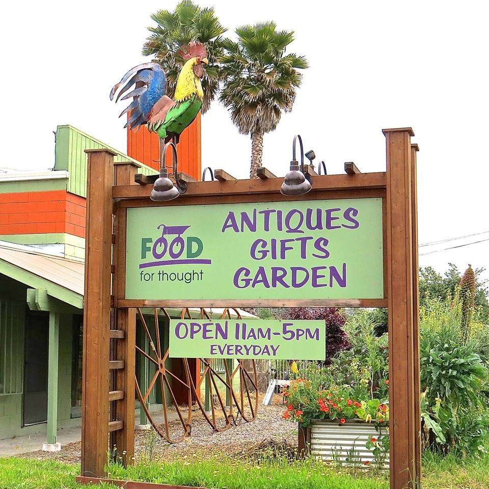 Food For Thought Antiques, Gifts & Garden | 2701 Gravenstein Hwy S, Sebastopol, CA 95472, USA | Phone: (707) 823-3101