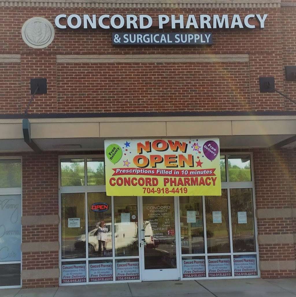 Concord Pharmacy & Surgical Supply | 3497 US-601, Concord, NC 28025, USA | Phone: (704) 918-4419