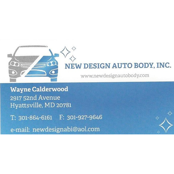 New Design Autobody | 2917 52nd Ave, Hyattsville, MD 20781, USA | Phone: (301) 864-0838