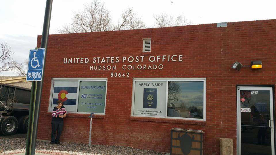 United States Postal Service | 738 Cedar St, Hudson, CO 80642, USA | Phone: (800) 275-8777