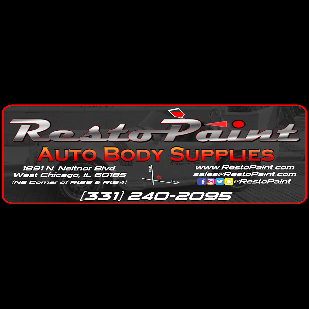 RestoPaint Auto Body Supplies | 1891 N Neltnor Blvd, West Chicago, IL 60185 | Phone: (331) 240-2095