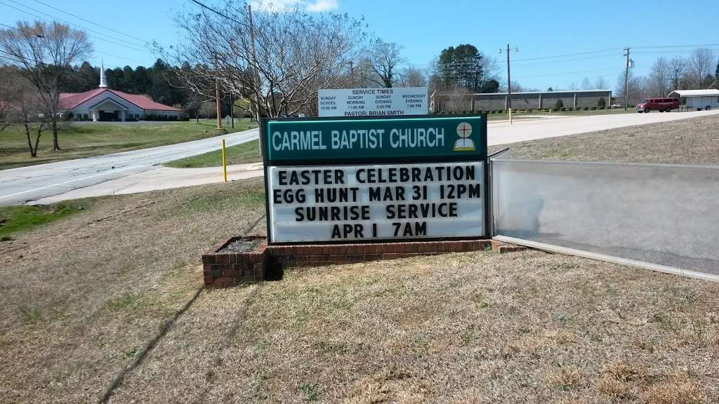 Carmel Baptist Church | 2100 Mooresville Rd, Salisbury, NC 28147, USA | Phone: (704) 636-9992