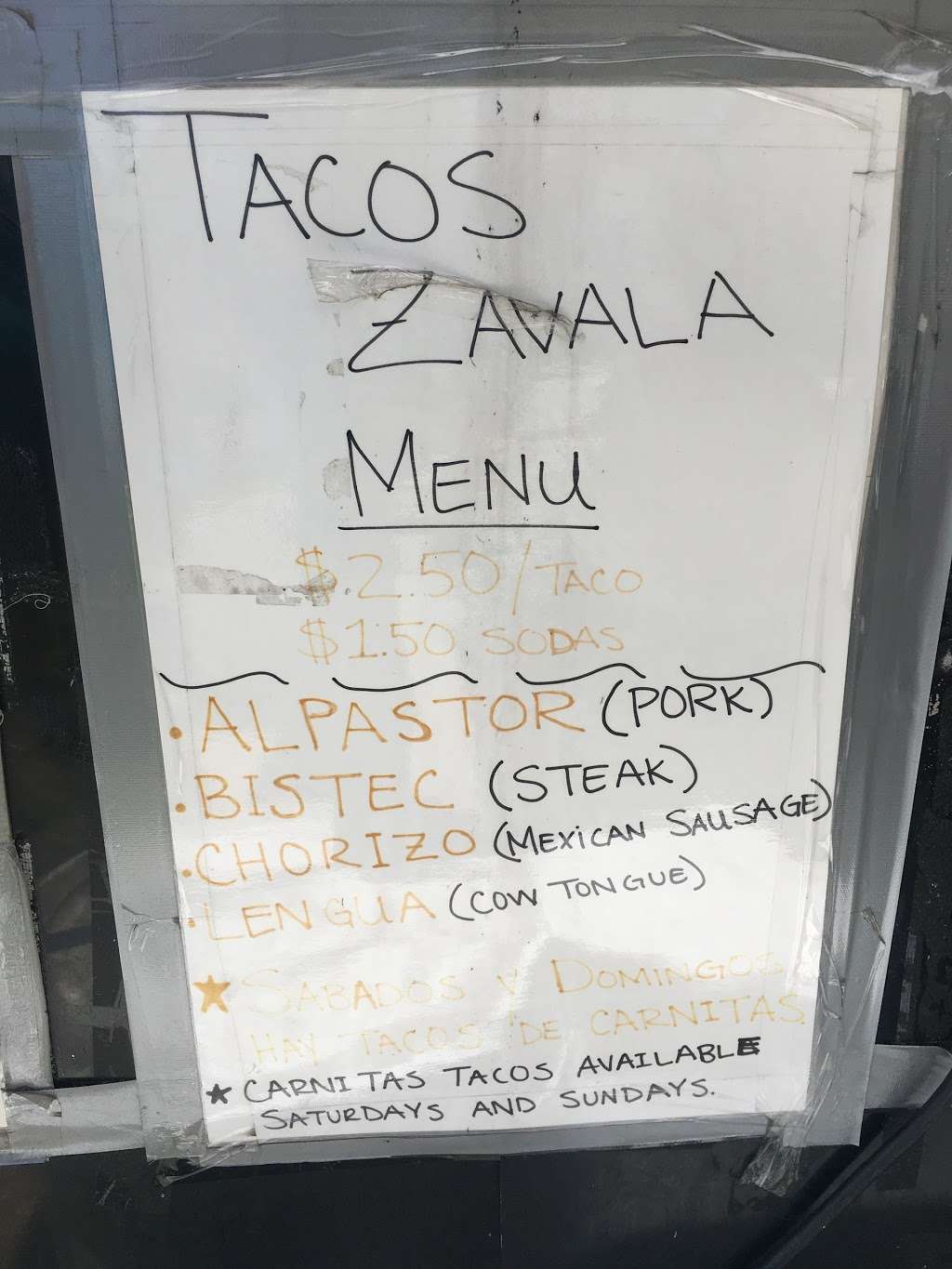 Tacos zavala (authentic street tacos) | 1201 Capitol Trail, Newark, DE 19711, USA | Phone: (302) 367-3482