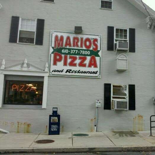 Marios Pizza | 200 White St, Weissport, PA 18235, USA | Phone: (610) 377-7800