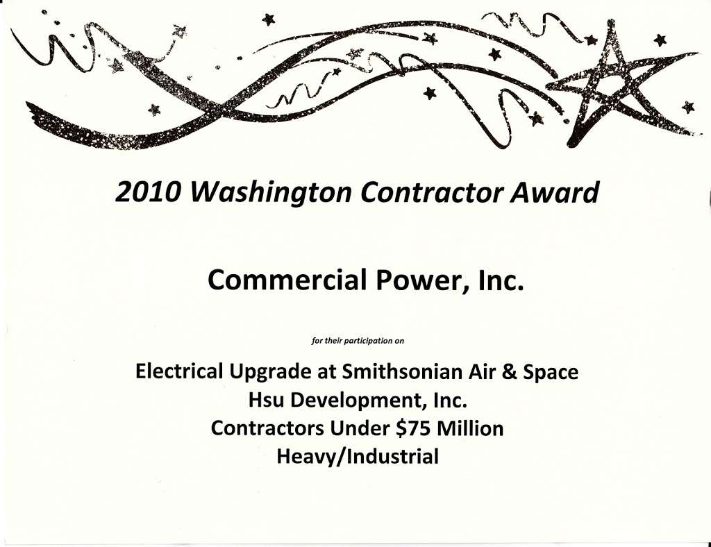 Commercial Power Inc | 6495 Ellenwood Dr, La Plata, MD 20646 | Phone: (301) 870-3889