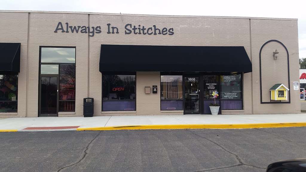 Always In Stitches | 1808 Conner St, Noblesville, IN 46060, USA | Phone: (317) 776-4227