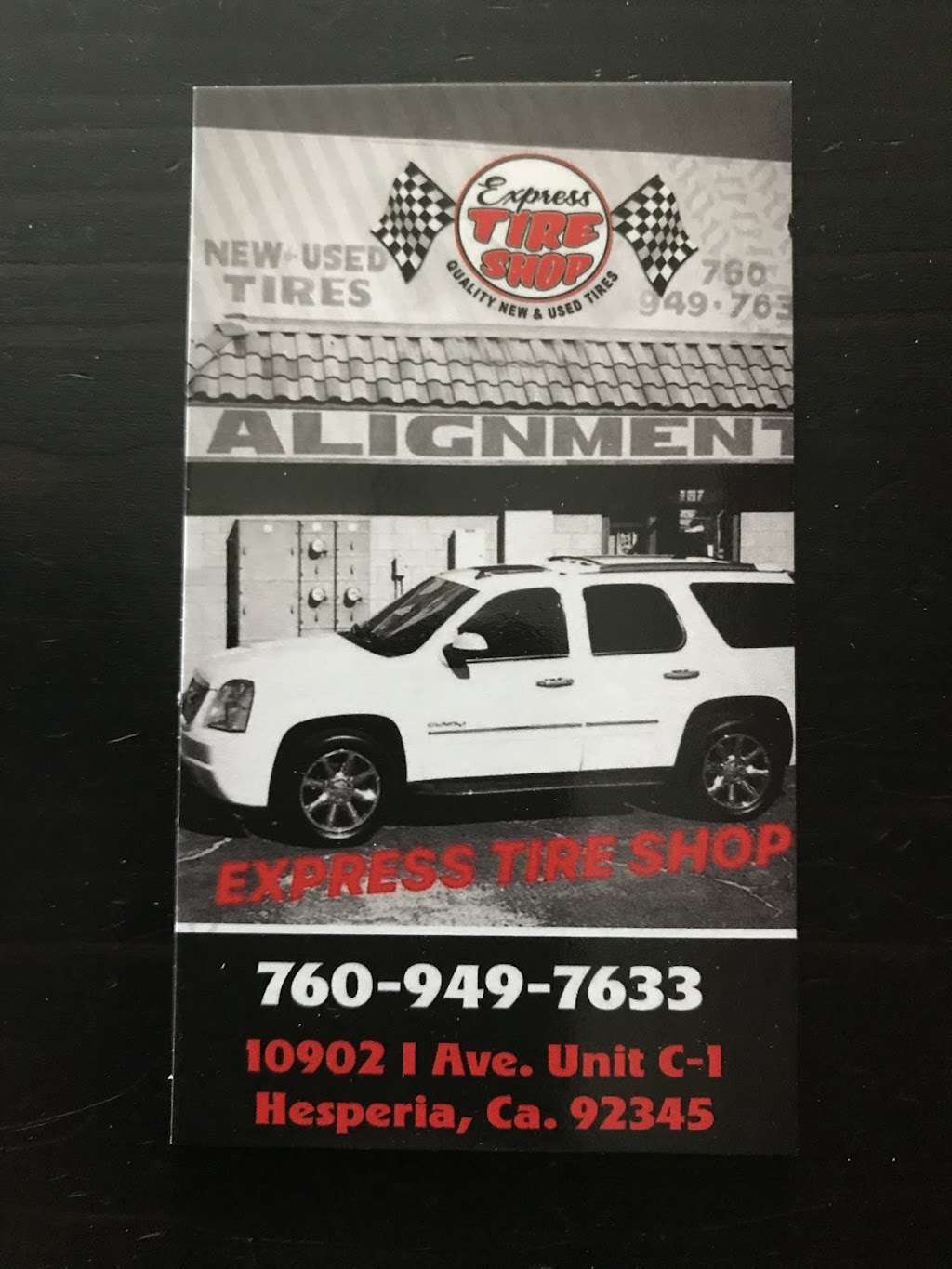 The express tire shop | 10902 I Ave C-1, Hesperia, CA 92345, USA | Phone: (760) 949-7633