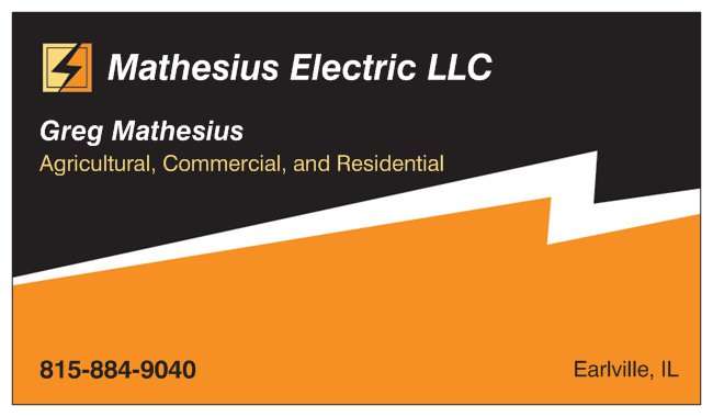 Mathesius Electric | 4120 E 14th Rd, Earlville, IL 60518, USA | Phone: (815) 884-9040