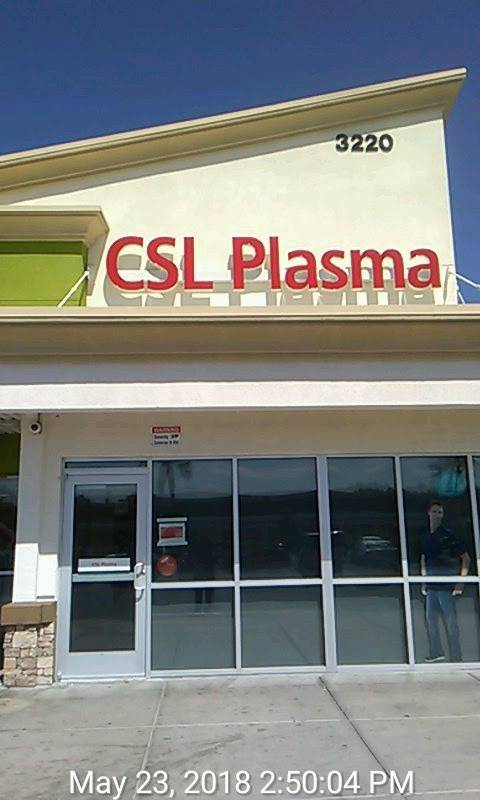 CSL Plasma | 3220 S Nellis Blvd, Las Vegas, NV 89121, USA | Phone: (702) 273-3628