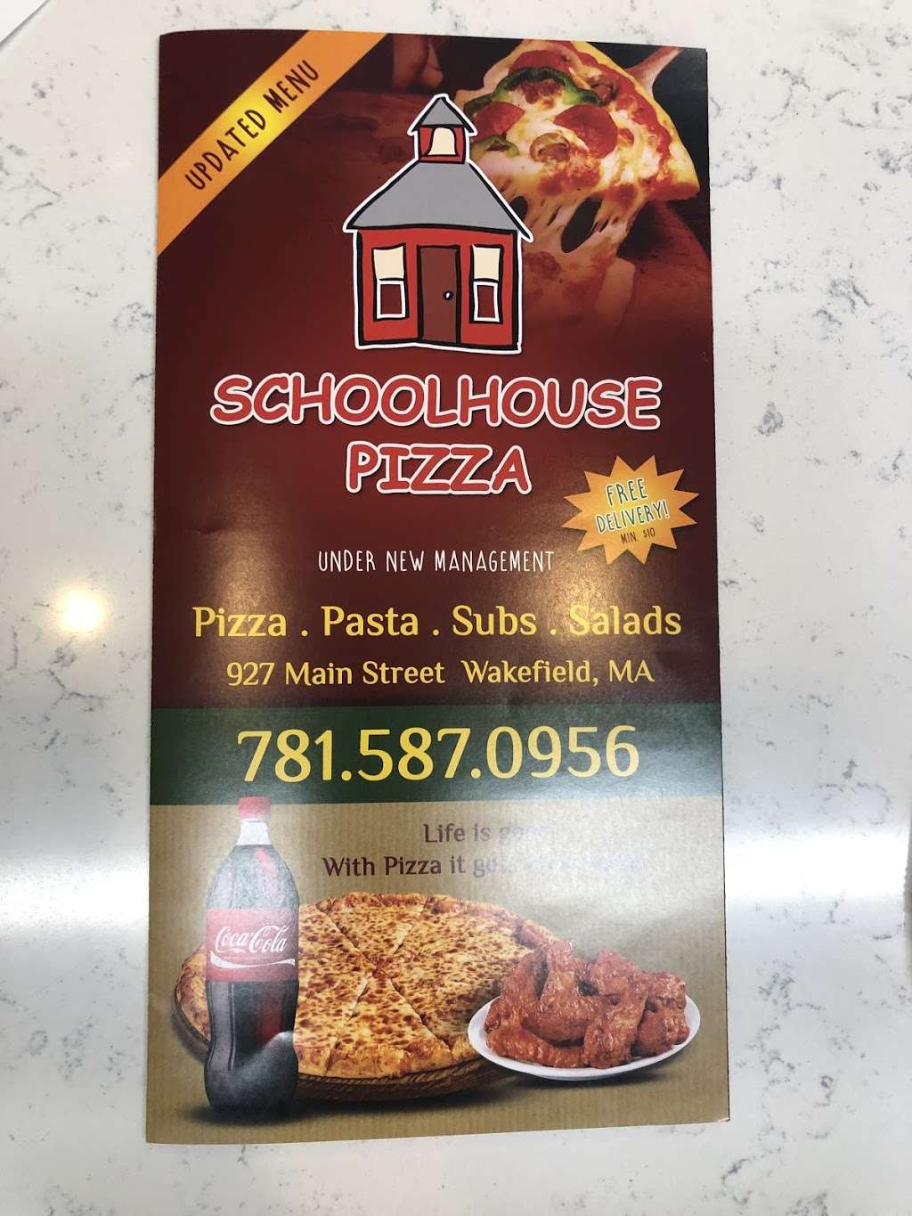 SchoolHouse Pizza | 927 Main St, Wakefield, MA 01880, USA | Phone: (781) 587-0956