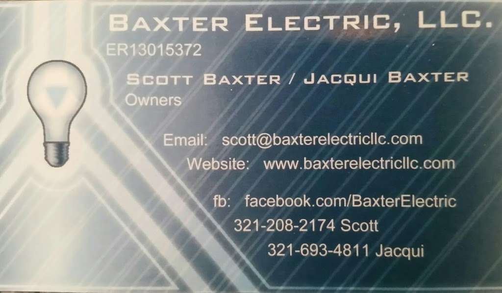 Baxter Electric LLC | 3708 N Courtenay Pkwy STE 113, Merritt Island, FL 32953, USA | Phone: (321) 208-2174