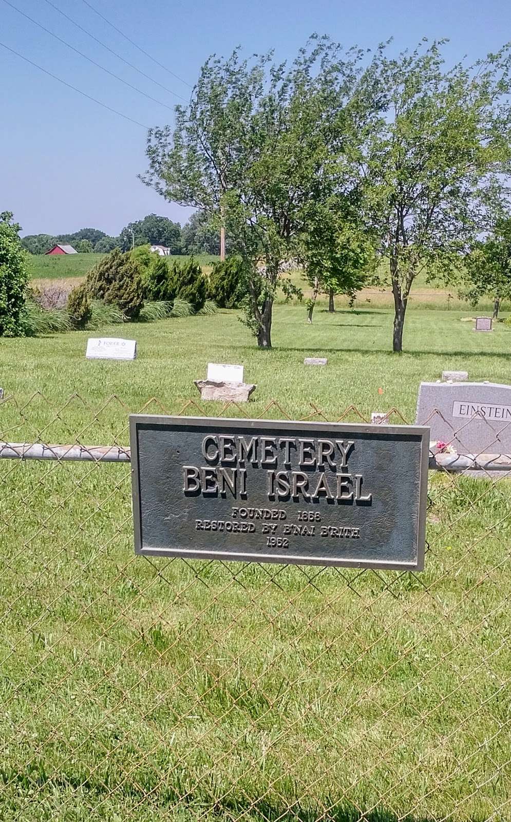 Beni Israel Cemetery | 1301 E 2100 Rd, Eudora, KS 66025, USA