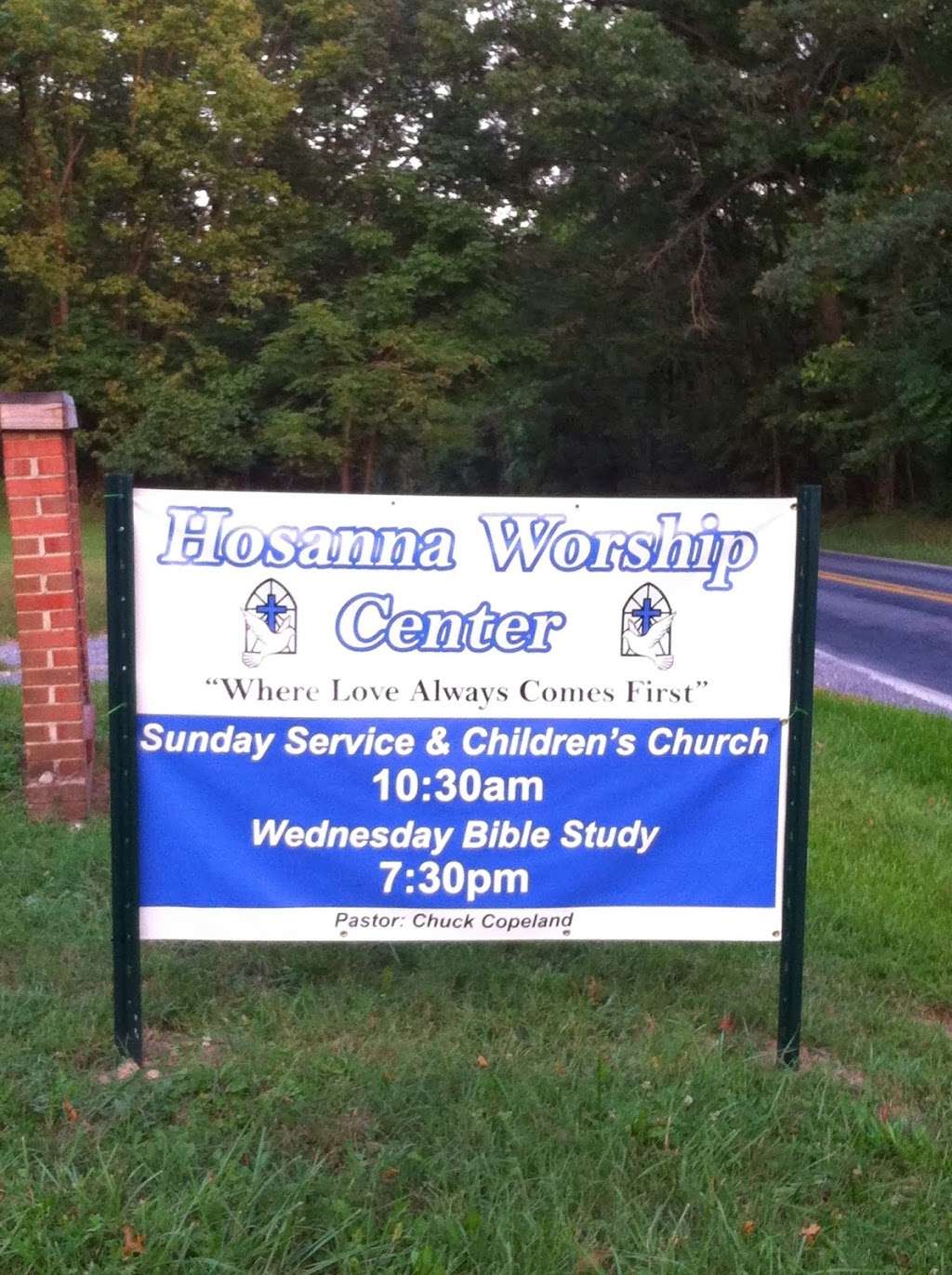 Hosanna Worship Center | 17550 W Willard Rd, Poolesville, MD 20837, USA | Phone: (301) 349-0172