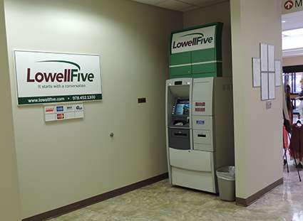 Lowell Five Bank - ATM | 1 Hospital Dr, Lowell, MA 01852, USA | Phone: (800) 931-3483