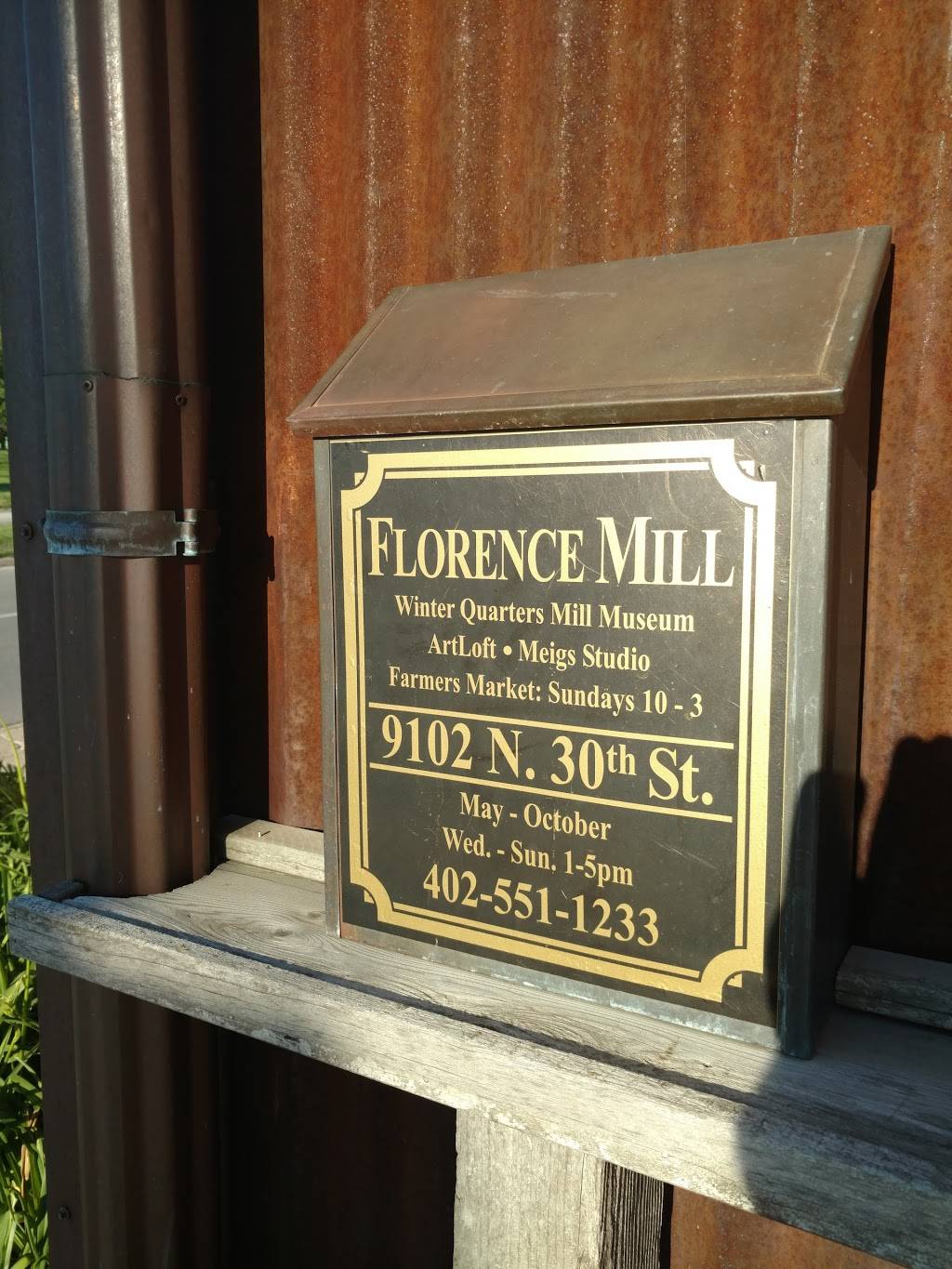 Winter Quarters Mill Museum | 9102 N 30th St, Omaha, NE 68112, USA | Phone: (402) 551-1233