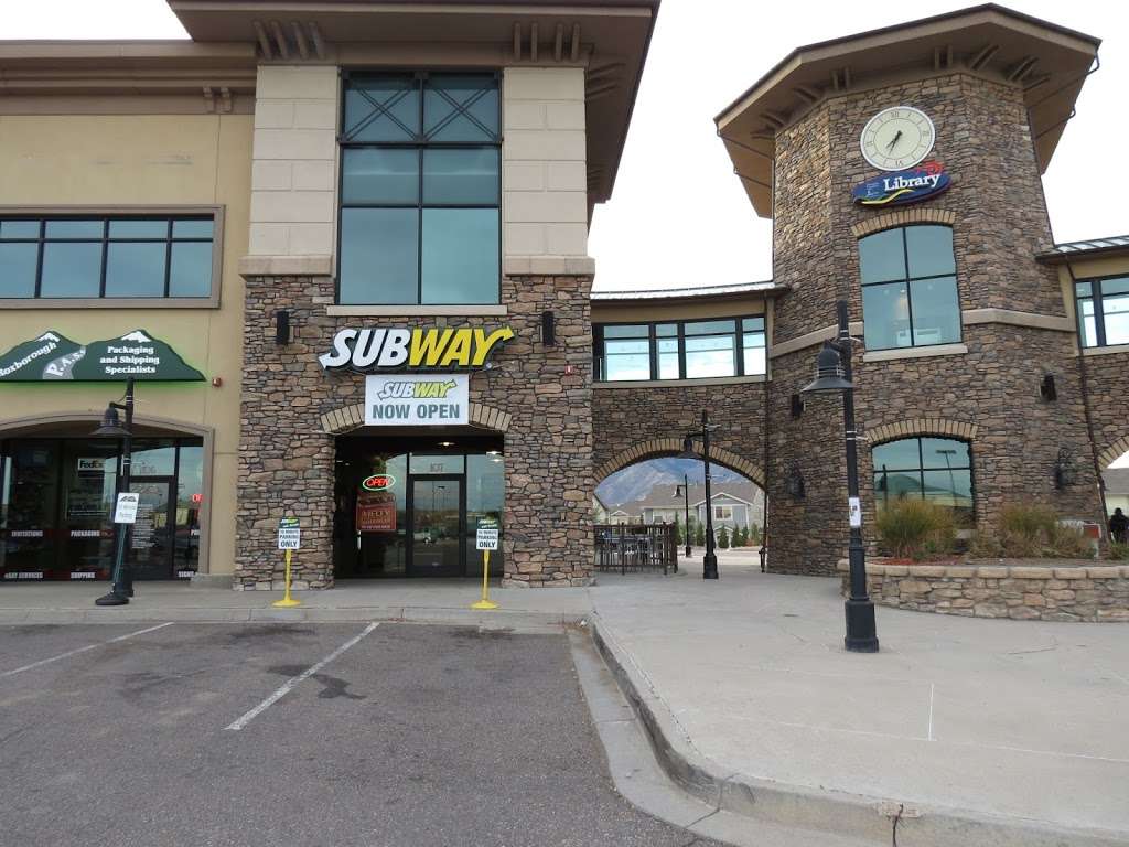 Subway Restaurants | 8357 North Rampart Range Road Suite A107 Roxborough, Marketplace ShopCtr, Littleton, CO 80125, USA | Phone: (303) 972-8665