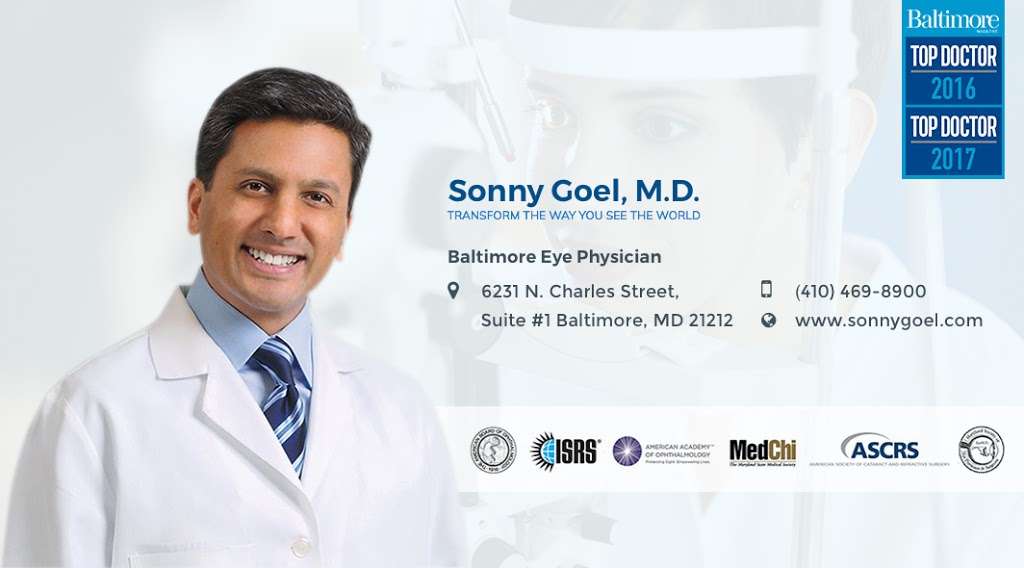 Sonny Goel, MD | 6231 N Charles St Suite #1, Baltimore, MD 21212 | Phone: (410) 469-8900