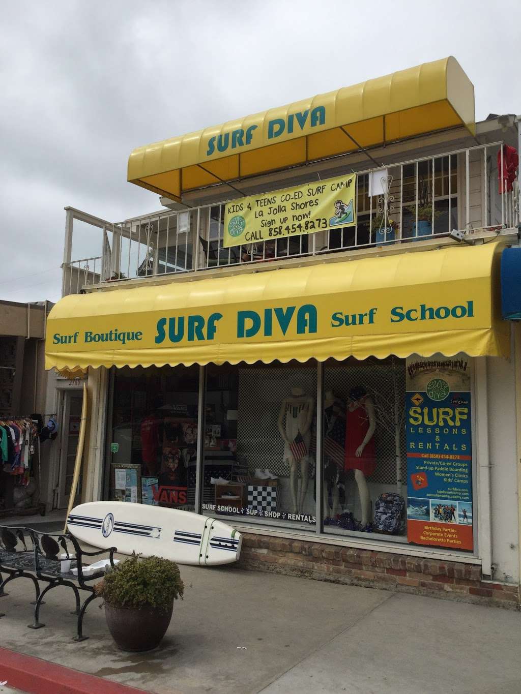 Surf Diva Shop & Surf School | 2160 Avenida De La Playa, La Jolla, CA 92037, USA | Phone: (858) 454-8273