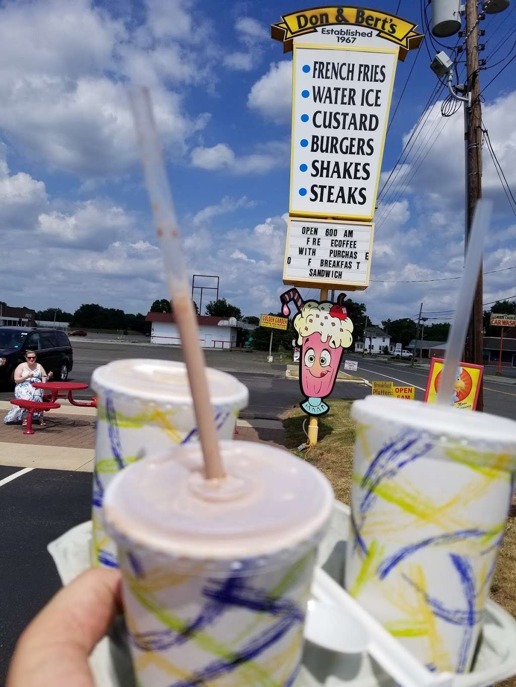 Don & Berts Custard Stand | 635 W Broad St, Paulsboro, NJ 08066, USA | Phone: (856) 423-1791