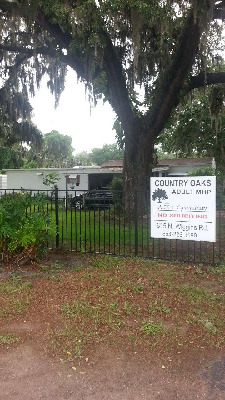 Country Oaks Adult Mobile Home Park | 615 N Wiggins Rd, Plant City, FL 33566, USA | Phone: (305) 942-6645