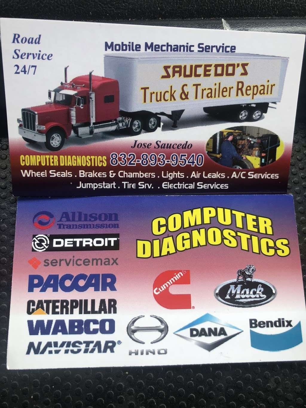 Saucedos truck And repair mobile service | 735 Hillock Bluff Cir, Houston, TX 77073, USA | Phone: (832) 893-9540