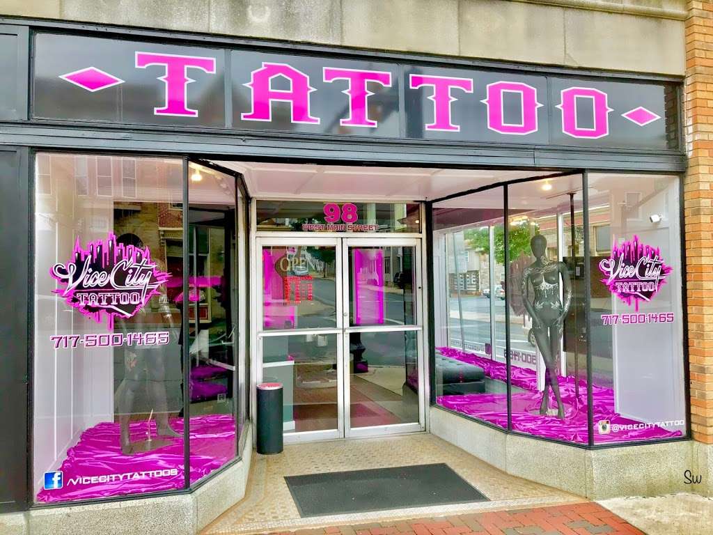 Vice City Tattoo | 98 W Main St, Waynesboro, PA 17268, USA | Phone: (717) 500-1465