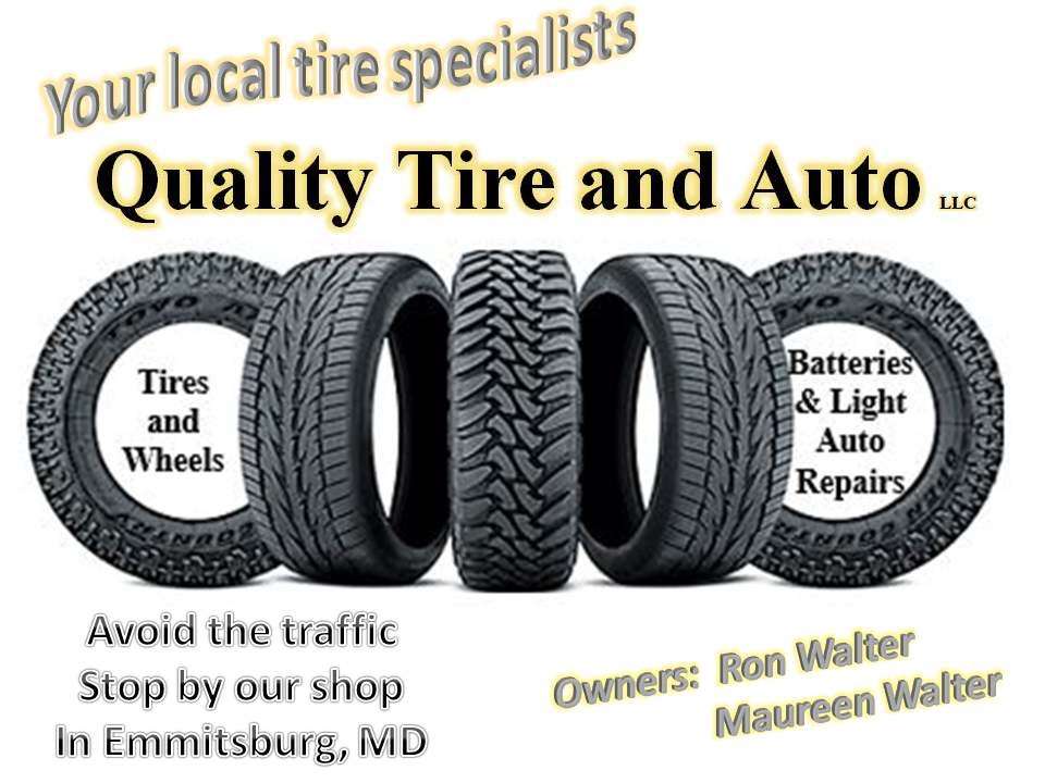 Quality Tire And Auto LLC | 17650 Creamery Rd, Emmitsburg, MD 21727, USA | Phone: (301) 447-2909