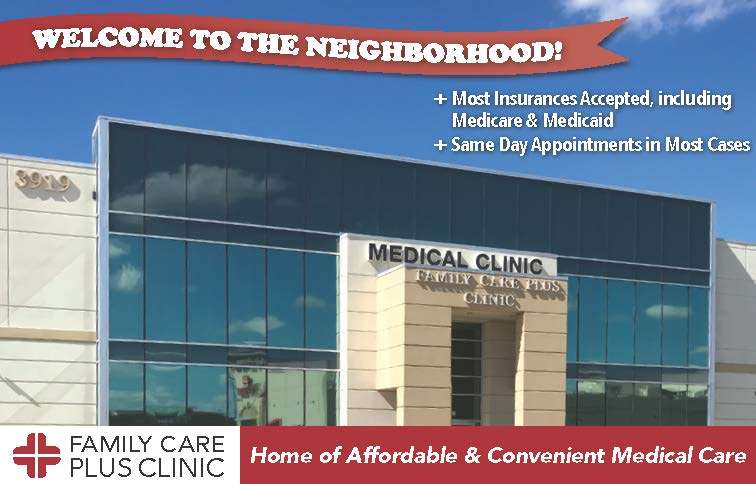 Family Care Plus Clinic | 3919 N Fry Rd, Katy, TX 77449, USA | Phone: (281) 646-2273