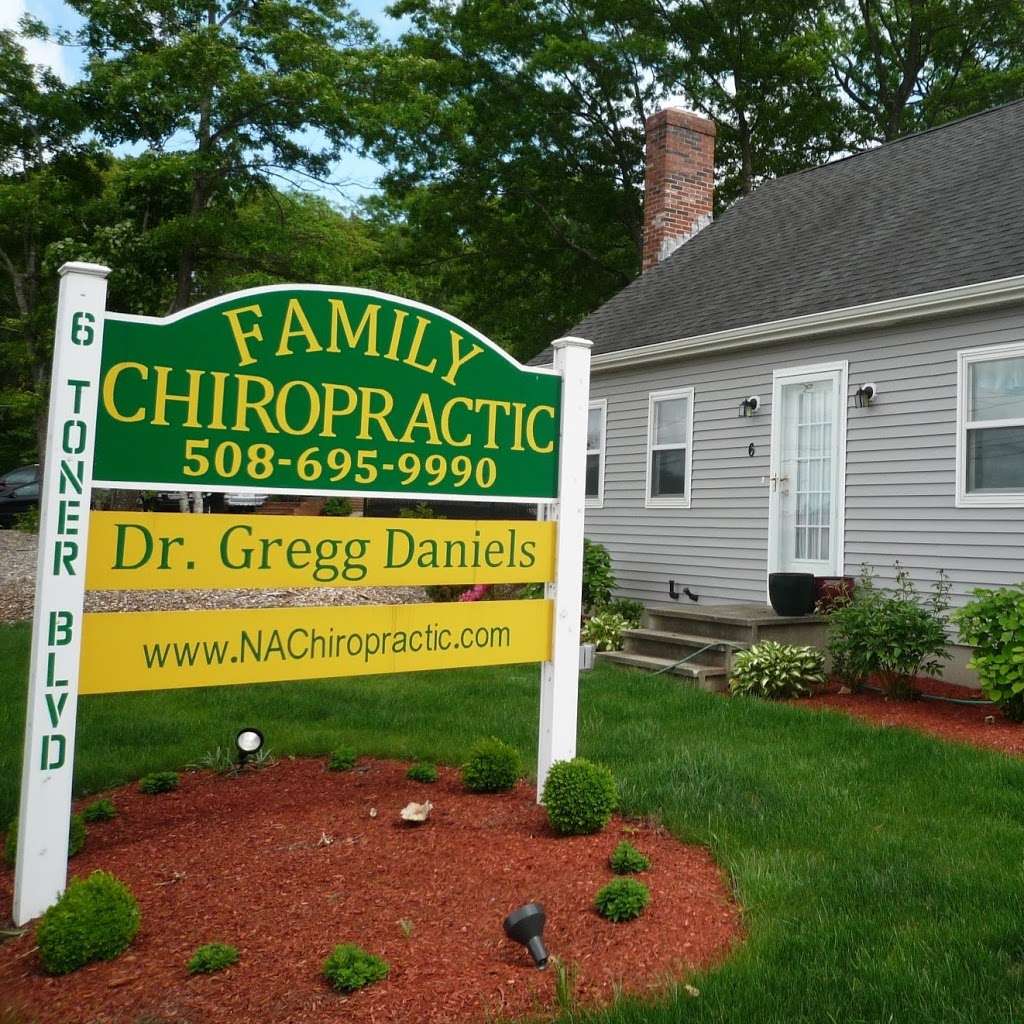 Family Chiropractic, Gregg M. Daniels, DC | 6 Robert F Toner Blvd, Attleboro Falls, MA 02763, USA | Phone: (508) 695-9990