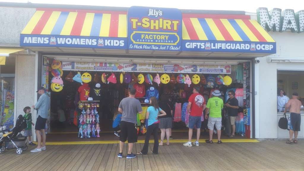 Jillys T-Shirt Factory, LLC | 936 Boardwalk, Ocean City, NJ 08226 | Phone: (609) 385-1234 ext. 2