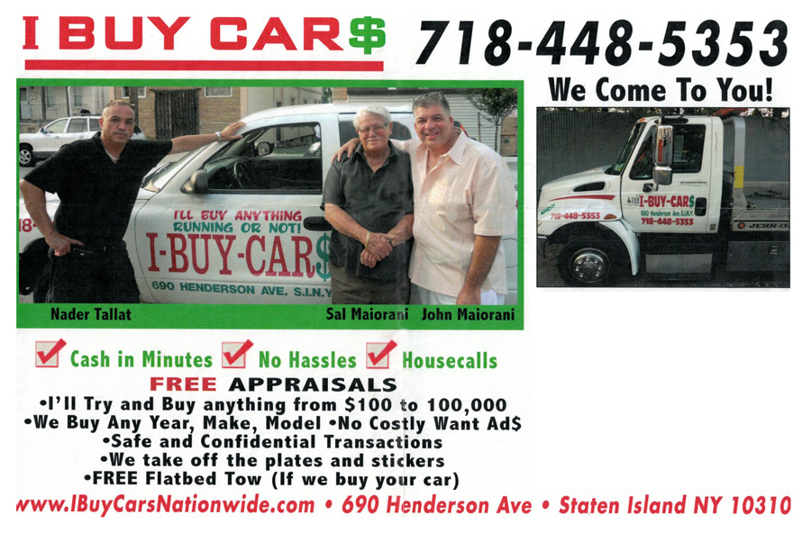 I Buy Cars | 690 Henderson Ave, Staten Island, NY 10310, USA | Phone: (718) 448-5353