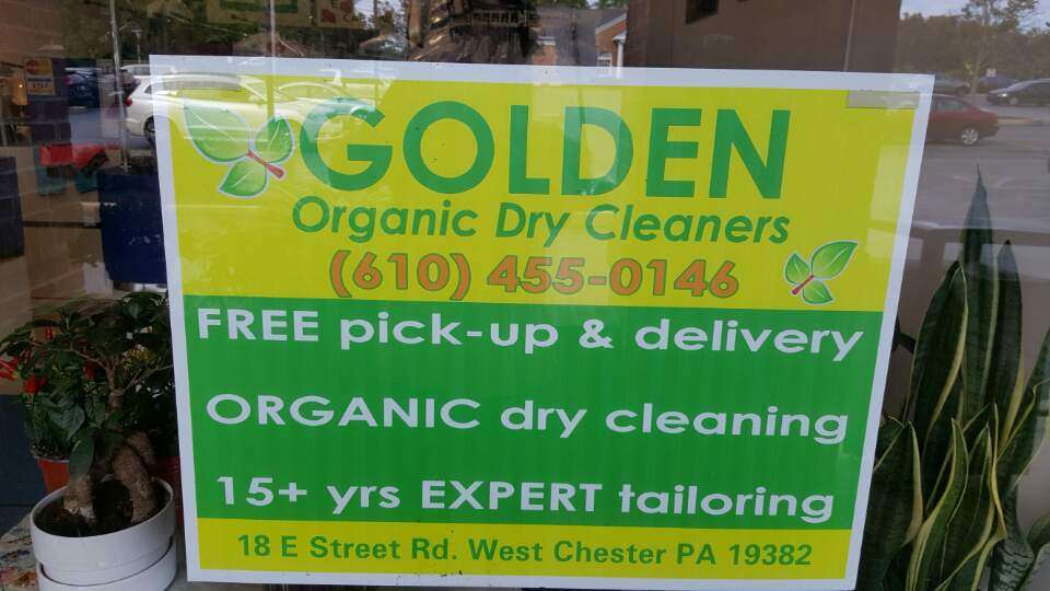 Golden Organic Cleaners | 18 Street Rd, West Chester, PA 19382, USA | Phone: (610) 455-0146