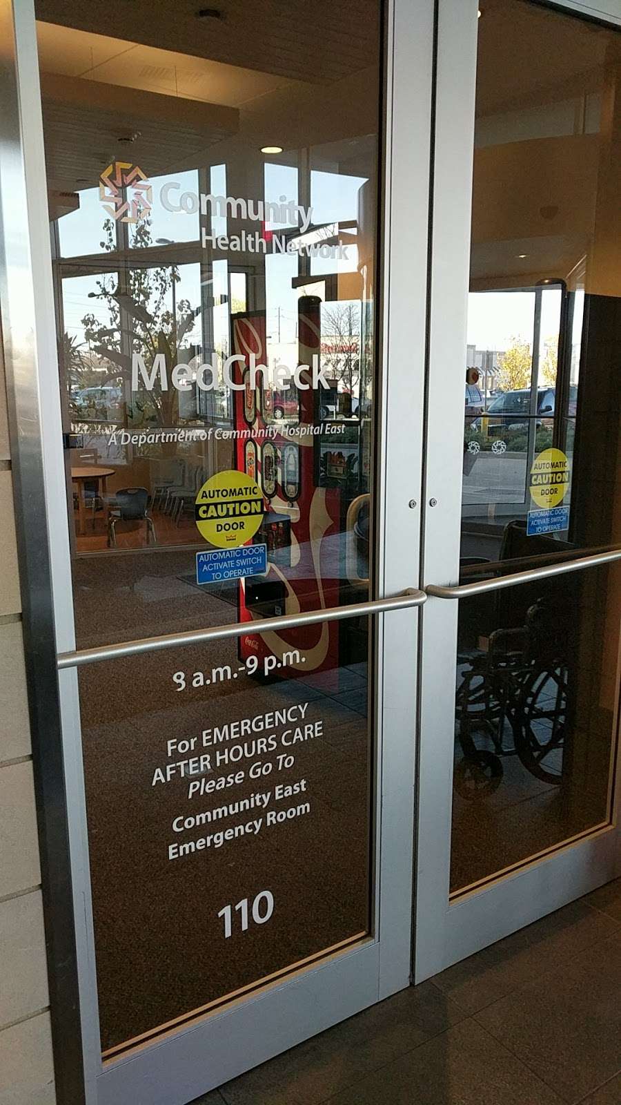 MedCheck East Urgent Care | 7910 E Washington St #110, Indianapolis, IN 46219 | Phone: (317) 355-3200