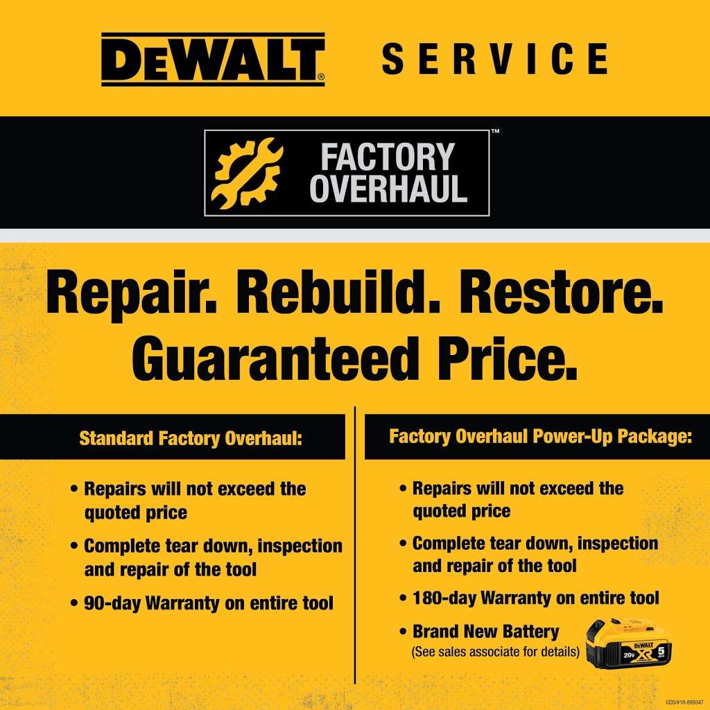 DEWALT Service Center | 10245 W Little York Rd, Houston, TX 77040 | Phone: (713) 466-1194