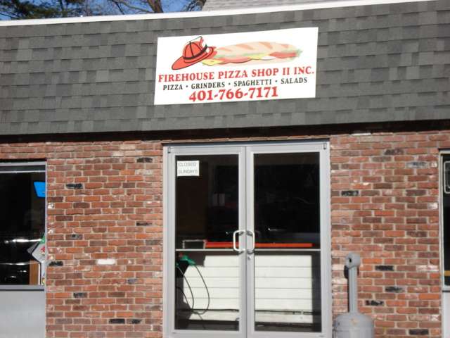 Firehouse Pizza Shop II | 639 Great Rd, North Smithfield, RI 02896, USA | Phone: (401) 766-7171